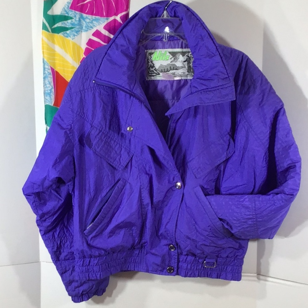 Nils vintage violet blue Tisha ski jacket 10